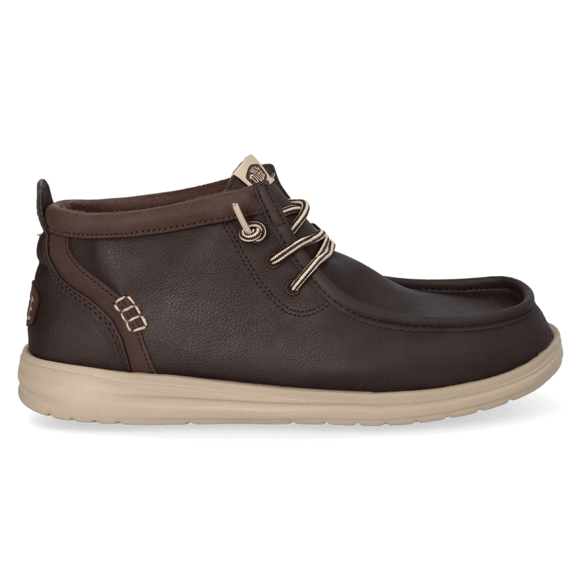 Wally Mid GripR Classic Heren Instappers Mole Brown