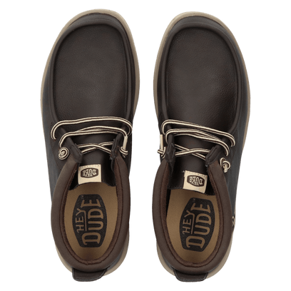 Wally Mid GripR Classic Heren Instappers Mole Brown