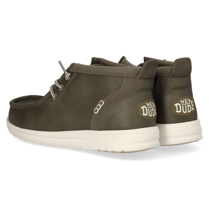 Wally Mid GripR Classic Heren Instappers Deep Olive