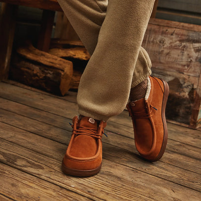 Wally Mid GripR Warmth Heren Instappers Brown