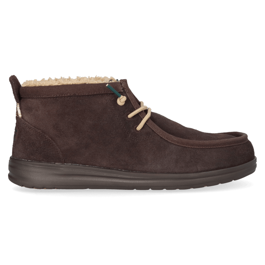 Wally Mid GripR Warmth Heren Instappers Mole Brown