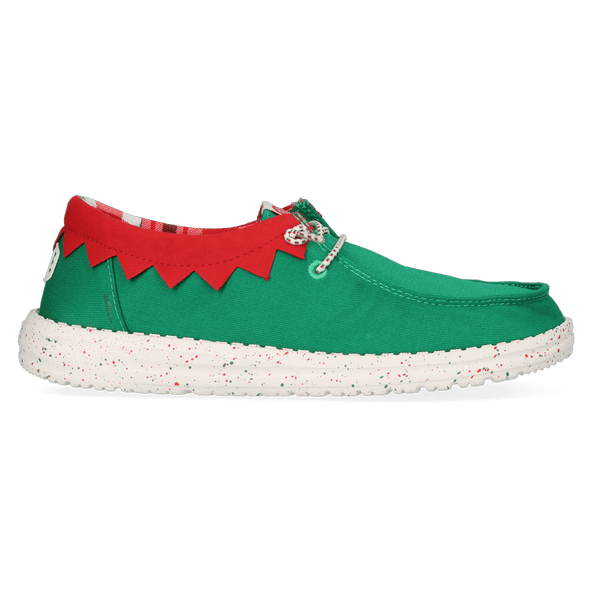 Wally Holiday Elf Heren Kerst Schoenen Green/Red Wally Holiday Elf Heren Kerst Schoenen Green/Red
