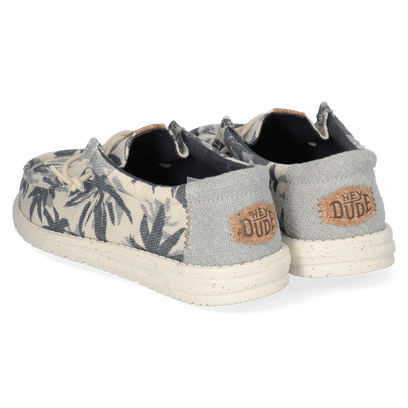 Wally Palm Jute Heren Instappers Egret/Cloud Blue