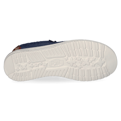 Wally Palm Jute Heren Instappers Navy Blazer/Chili Red