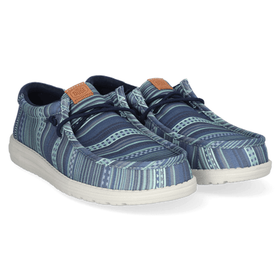 Wally Surf Shawl Heren Instappers Navy Blazer/Multi