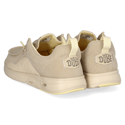 Wally Hey2O Mesh Heren Instappers Irish Cream/Wood Ash