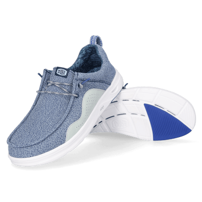 Wally Hey2O Mesh Heren Instappers Sargasso Blue/Cloud Blue