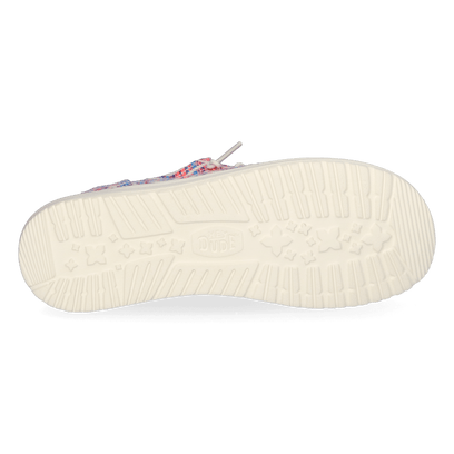 Wendy Funk Surf Dames Instappers Baja Blue/Pink/Multi