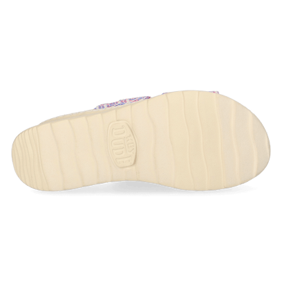 Delray Slide Surf Baja Dames Slippers Blue/Pink Multi