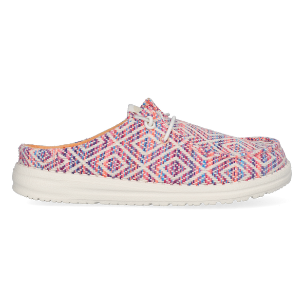 Wendy Slip Surf Baja Dames Instappers Blue/Pink/Multi Wendy Slip Surf Baja Dames Instappers Blue/Pink/Multi