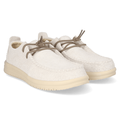 Wally NXT Moc Heren Mocassins Suede Egret/Wood Ash