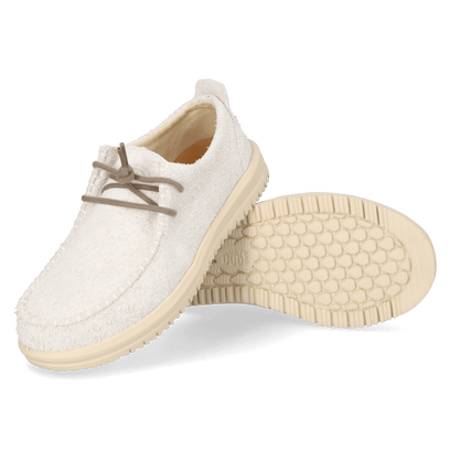 Wally NXT Moc Heren Mocassins Suede Egret/Wood Ash