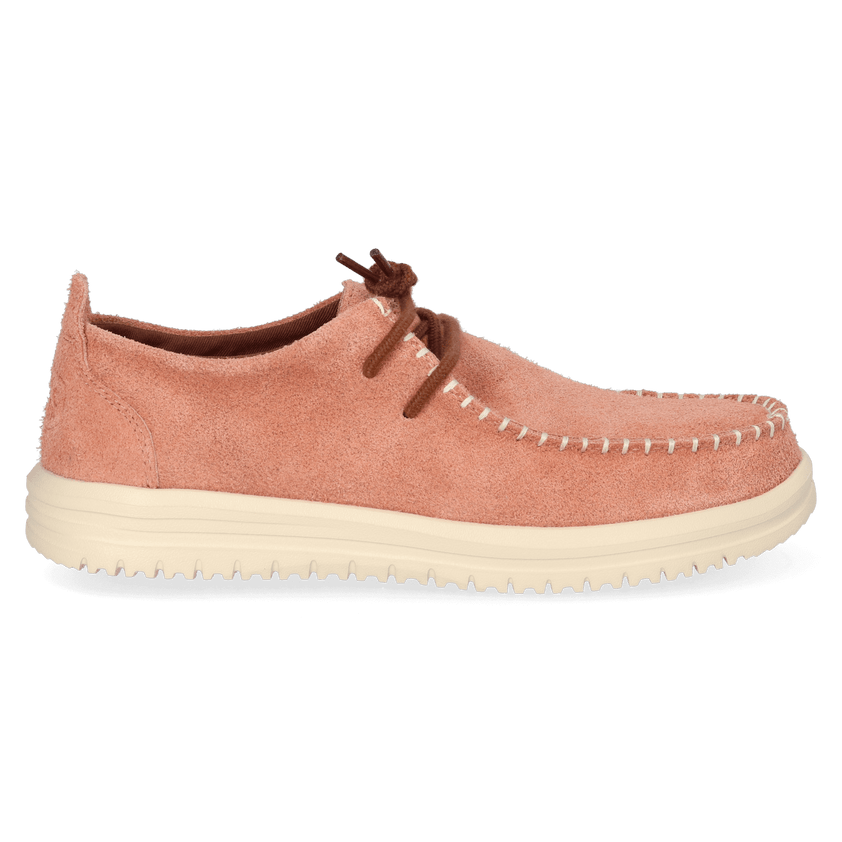Wally NXT Moc Heren Mocassins Suede Copper Brown/Wood Ash