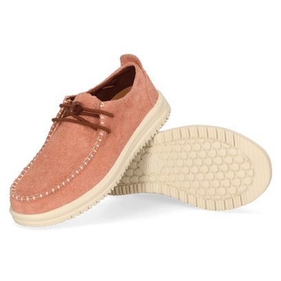 Wally NXT Moc Heren Mocassins Suede Copper Brown/Wood Ash
