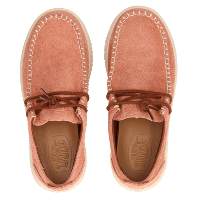 Wally NXT Moc Heren Mocassins Suede Copper Brown/Wood Ash