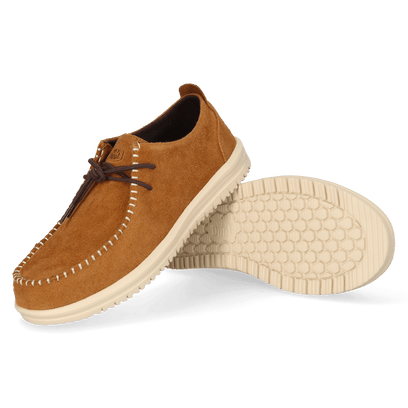 Wally NXT Moc Heren Mocassins Suede Spice Brown/Wood Ash