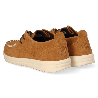 Wally NXT Moc Heren Mocassins Suede Spice Brown/Wood Ash