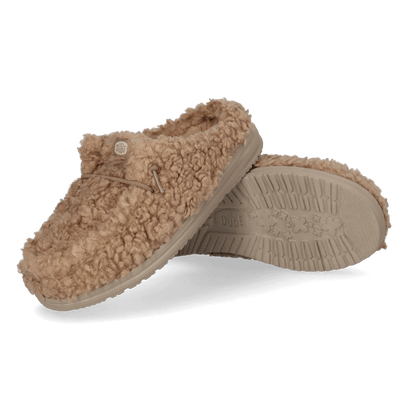 Wendy Slipper Dames Instappers Timber Wolf