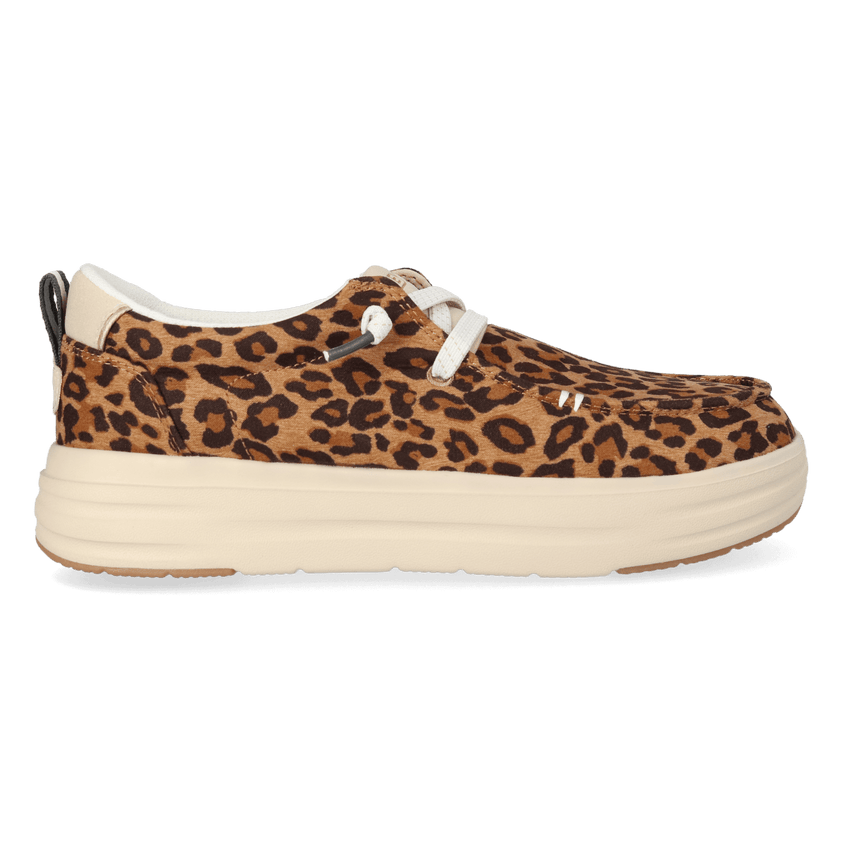 Wendy Nova Classic Dames Sneakers Tan Leopard