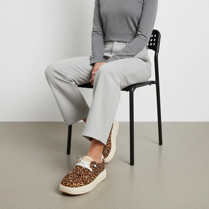 Wendy Nova Classic Dames Sneakers Tan Leopard