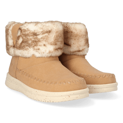 Camden Cuff Classic Cozy Dames Boots Cognac