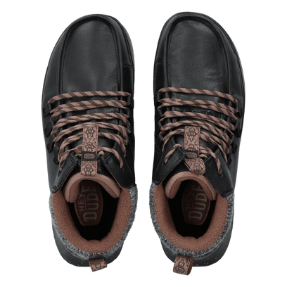 Wendy Peak Apres Coated Canvas Dames Boots Black/Black