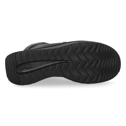 Wendy Peak Apres Coated Canvas Dames Boots Black/Black