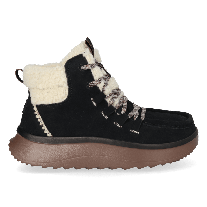 Wendy Peak Apres Suede CozStit Dames Boots Black/Tan