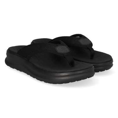 Tide Flip Dames Slippers Black/Metallic