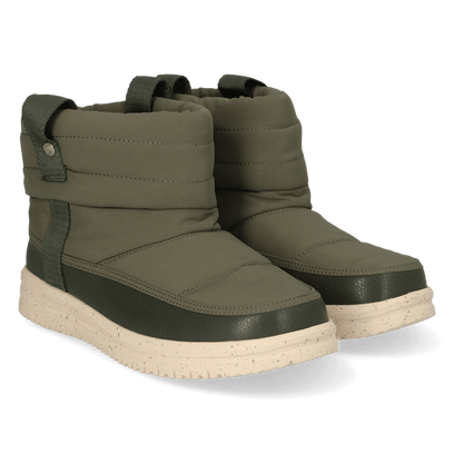 Camden Cuff Nylon Quilt Dames Boots Dark Olive