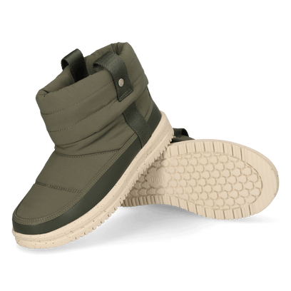 Camden Cuff Nylon Quilt Dames Boots Dark Olive