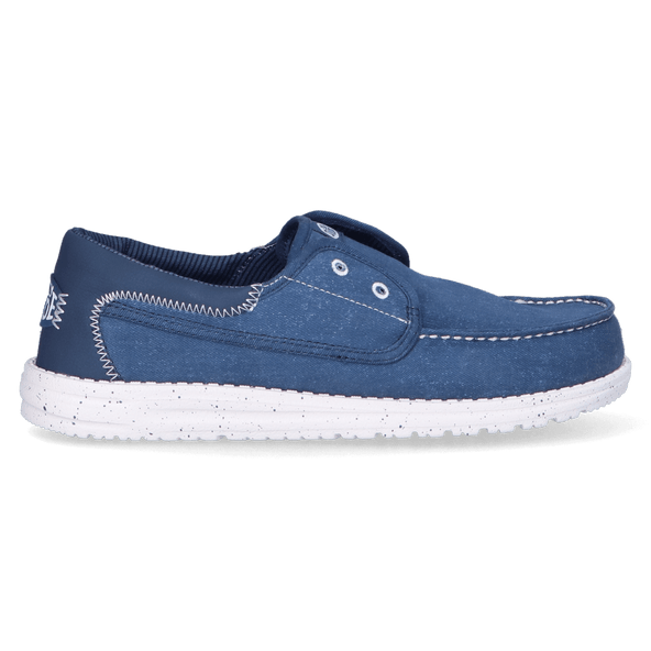 Wally Cru Stretch Canvas Heren Loafers Ensign Blue/Multi Wally Cru Stretch Canvas Heren Loafers Ensign Blue/Multi