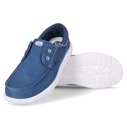 Wally Cru Stretch Canvas Heren Loafers Ensign Blue/Multi