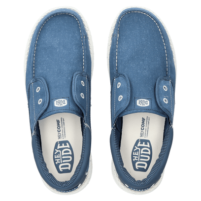 Wally Cru Stretch Canvas Heren Loafers Ensign Blue/Multi