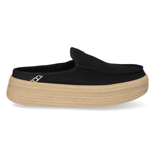 Austin Lift Espadrille Woven Dames Instappers Black Austin Lift Espadrille Woven Dames Instappers Black