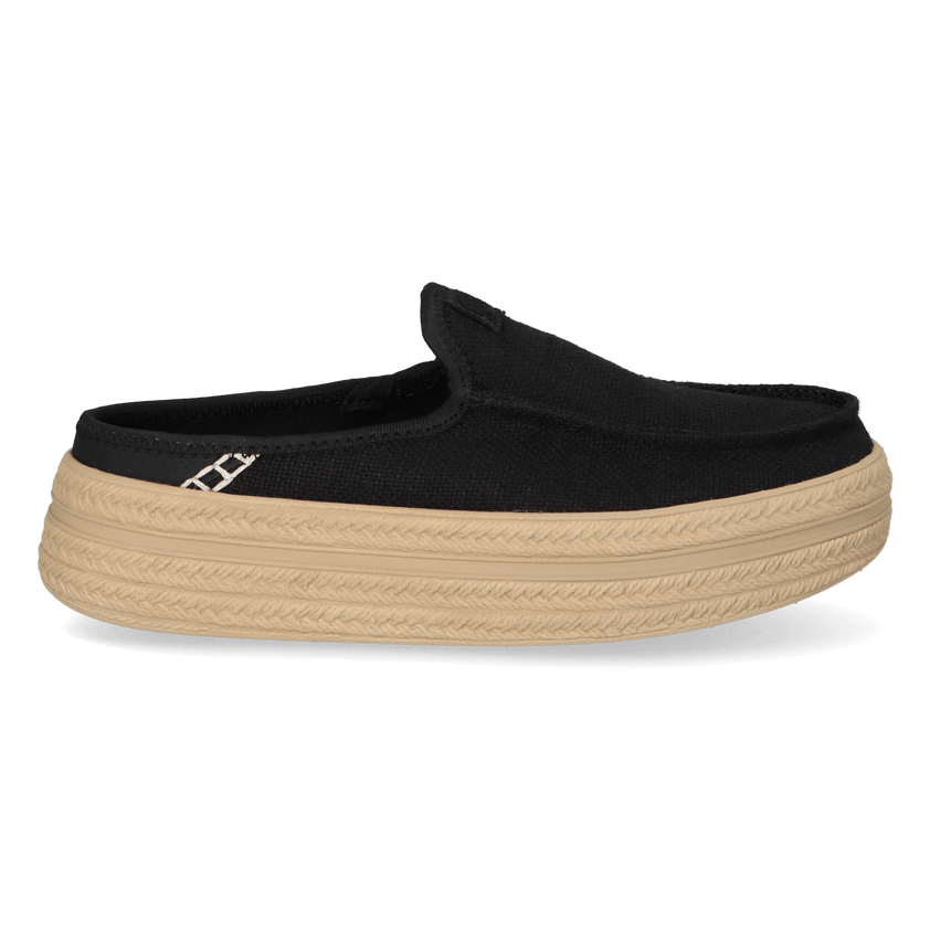Austin Lift Espadrille Woven Dames Instappers Black