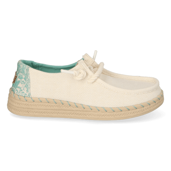 Wendy Espadrille Hibiscus Dames Instappers Egret/Multi Wendy Espadrille Hibiscus Dames Instappers Egret/Multi