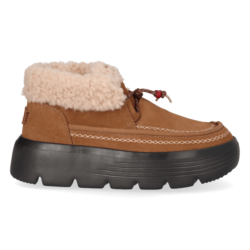 Austin Edge Lounge Dames Boots Suede Cognac