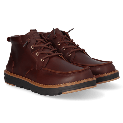 Flint Boot Leather Heren Boots Argan Oil/Chocolate Torte