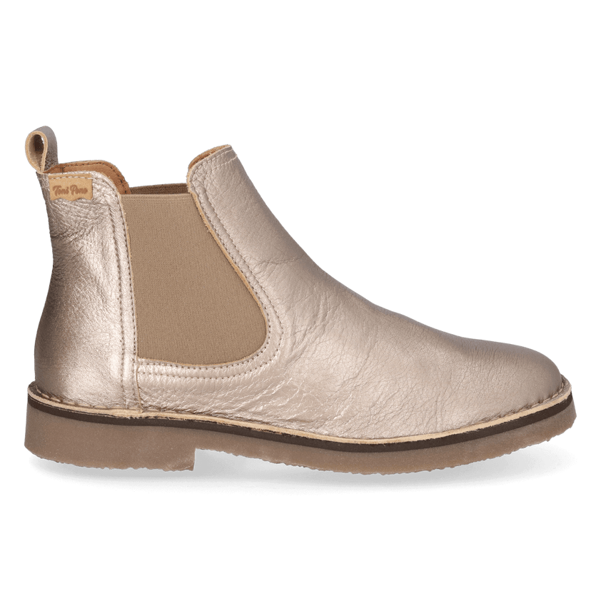 Isa-AT Dames Chelsea Boots Leer Plati