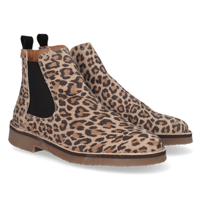 Isa-GP Dames Chelsea Boots Leer Leo