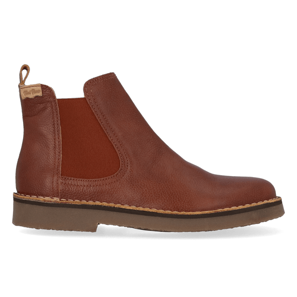 Isa-PO Dames Chelsea Boots Leer Camel Isa-PO Dames Chelsea Boots Leer Camel