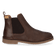 Isa-PO Dames Chelsea Boots Leer Marro