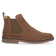 Isa-SY Dames Chelsea Boots Suede Taupe