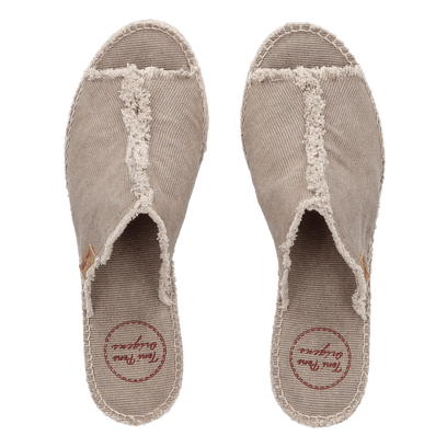 Itaca Dames Espadrilles Pedra