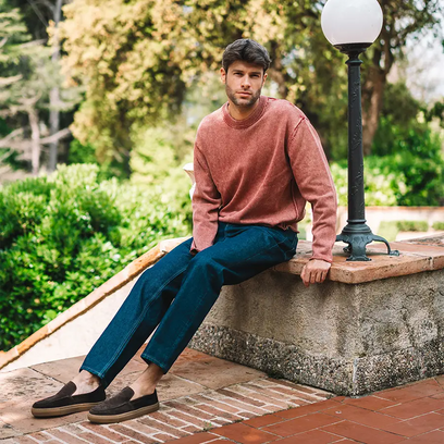 Joan Heren Loafers Suede Marro