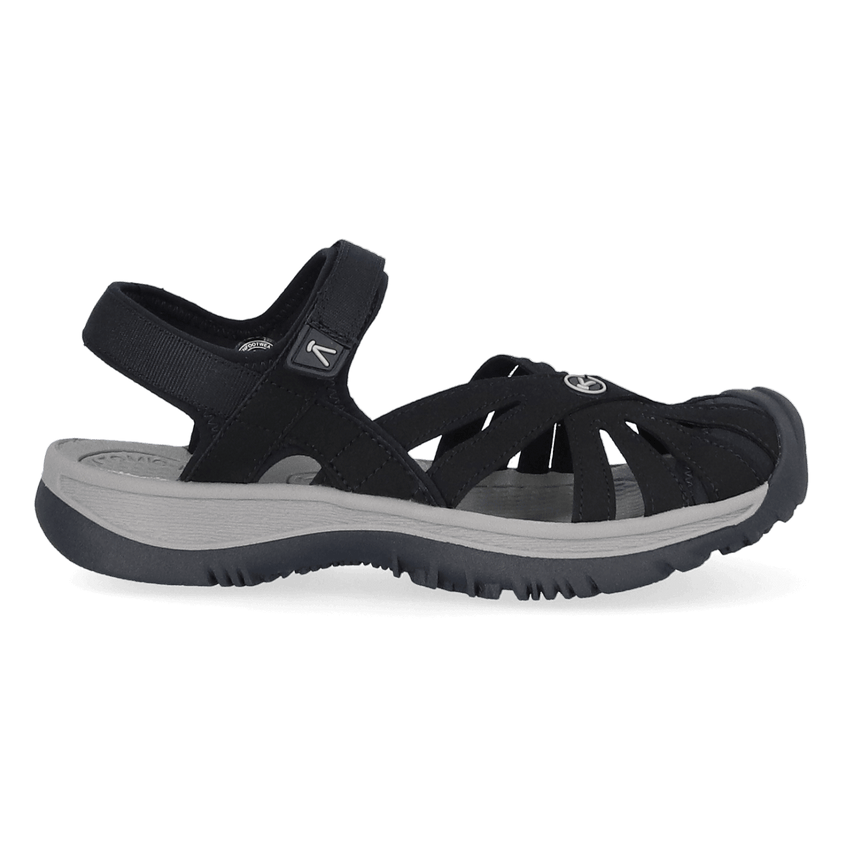 Rose Dames Sandalen Black/Neutral Gray