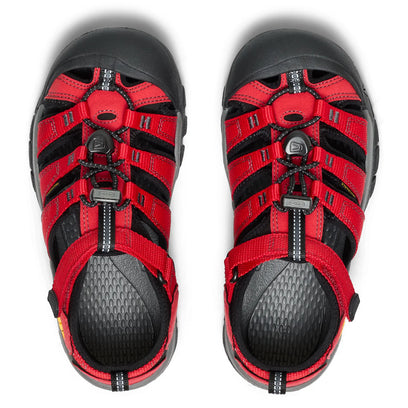 Newport H2 Older Kids Sandalen Ribbon Red/Gargoyle