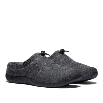 Howser III Slide Heren Instappers Vilt Charcoal Grey Felt/Black
