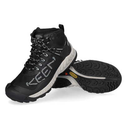 NXIS EVO Mid Dames Wandelschoenen Black/Blue Glass